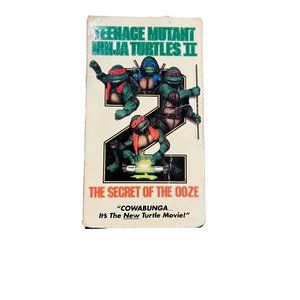 Teenage Mutant Ninja Turtles II The Secret of the Ooze VHS Movie